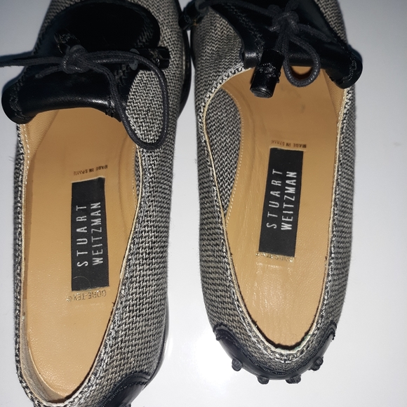 Stuart Weitzman Leather Golf Shoe Size 20 Missing Stud/ Broken on Sole Size 10 - Picture 4 of 8